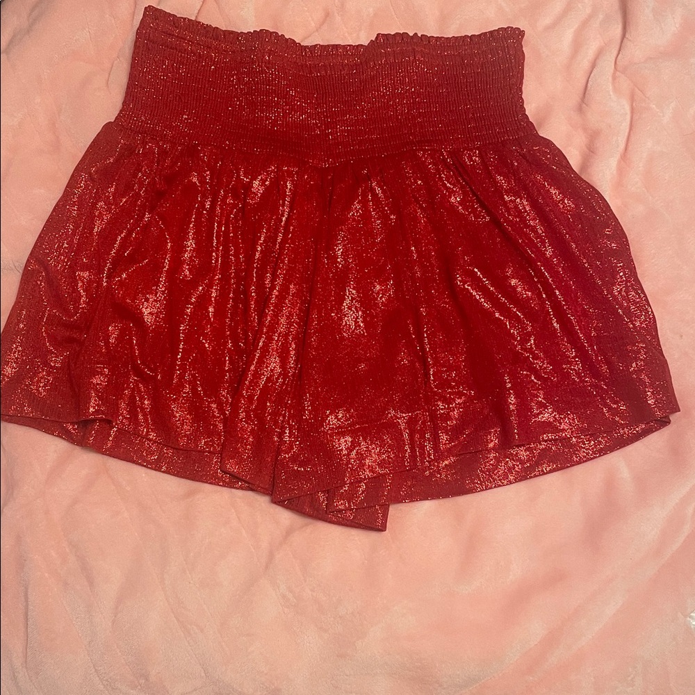 TCEC Red Striped Shorts